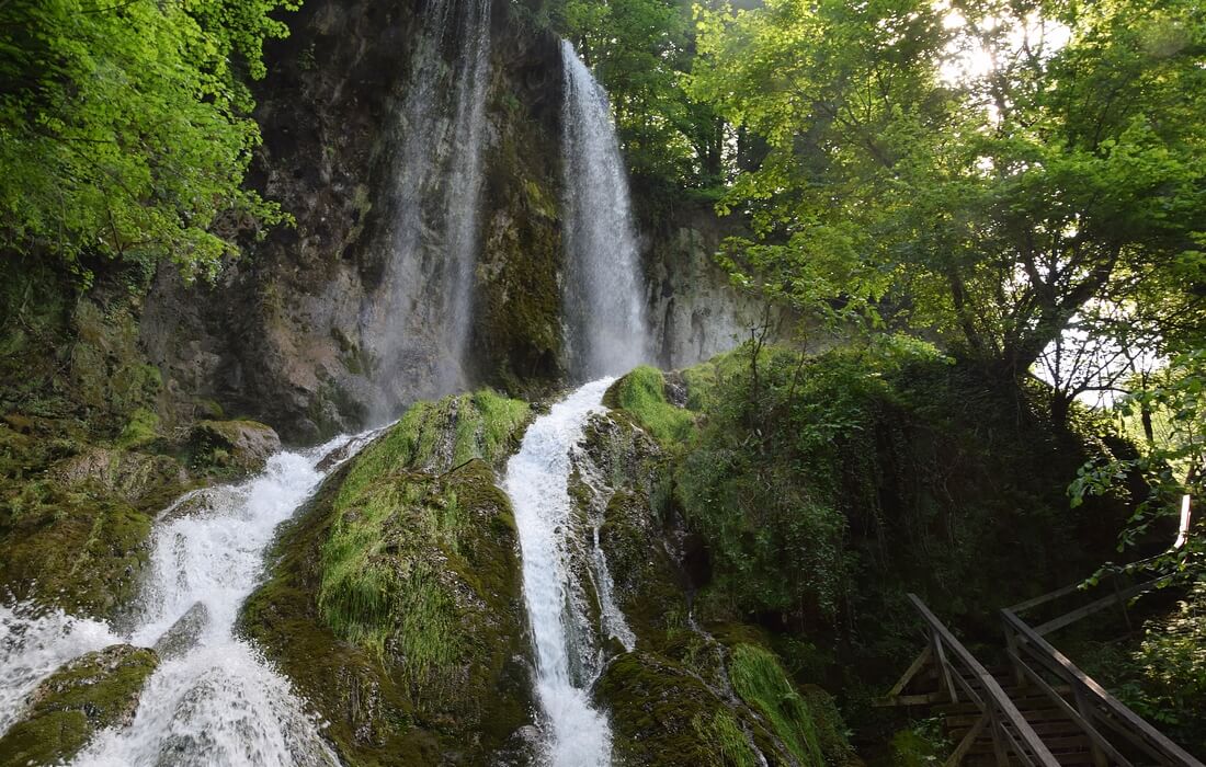 Famous water fall Skakavac - Nature Park Papuk, Slavonia, Croatia